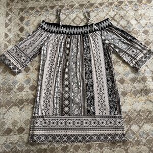 Bohemian Off-Shoulder Dress